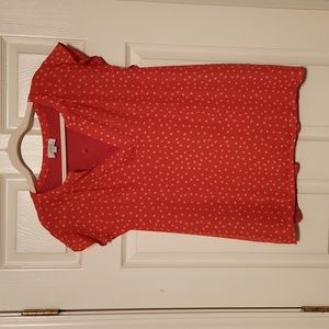 LOFT Mixed Media Blouse